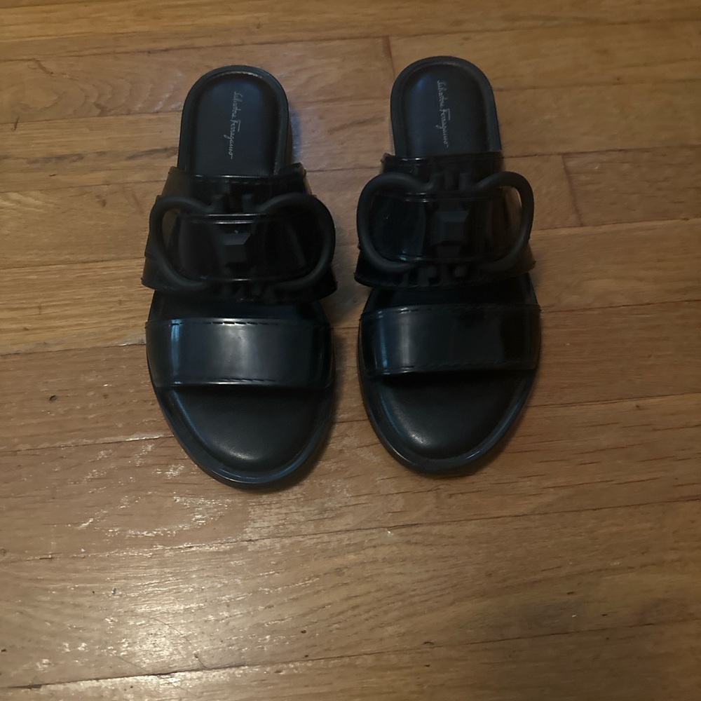 Salvatore Ferragamo Black Women's Sandals
